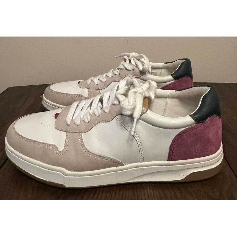 Madewell Women's Court Sneakers in‎ Leather and Suede Size Women 10.5 Men's 9M